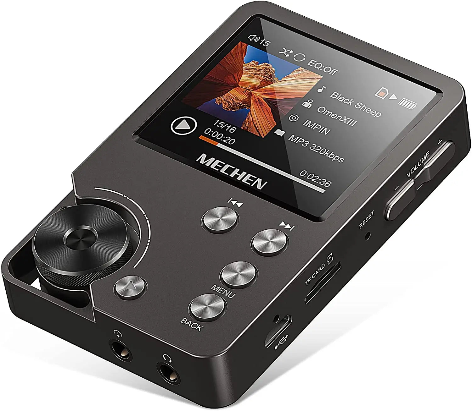 M30 Hi-Fi Lossless Audio MP3 Player with 64GB Memory Card – Portable High-Resolution Digital Music Player (Supports up to 256GB)