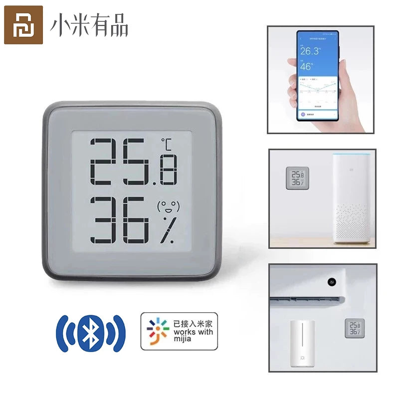 Xiaomi Mijia MiaoMiaoCe E-Link INK Digital Moisture Meter: Comprehensive Environmental Monitoring