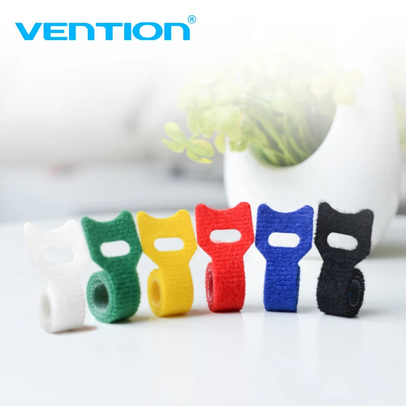 Vention 6PCS Cable Winder Wire Organizer Earphone Core Protector Wire Management