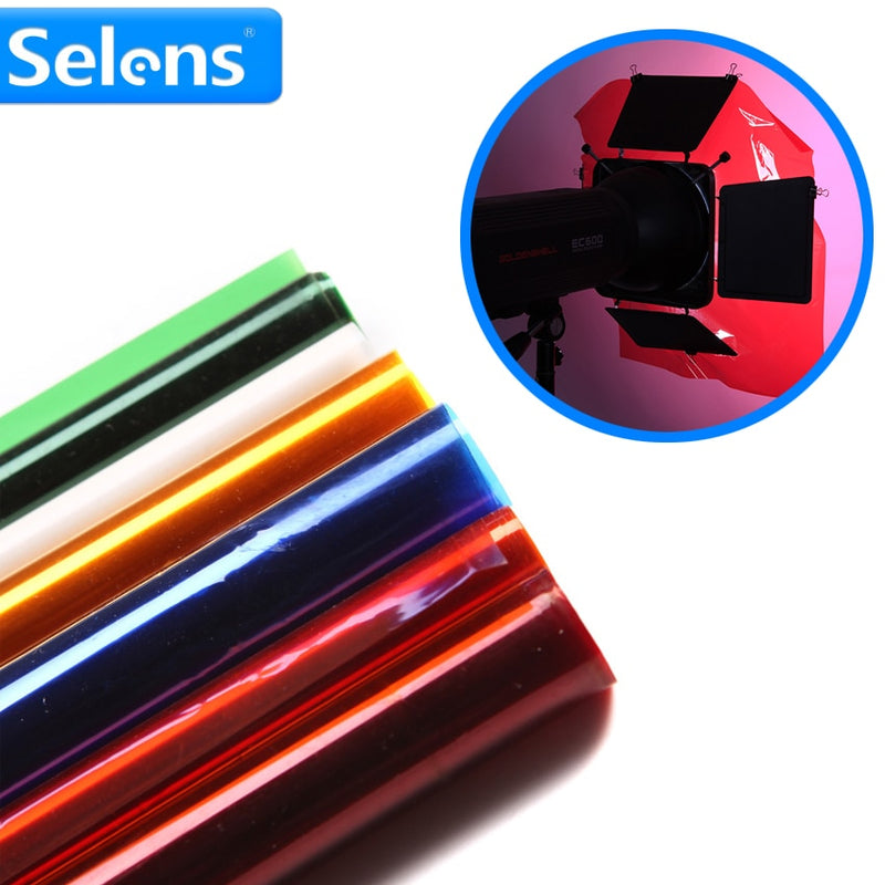 Professional 40x50cm Colour Gel Filter Paper for Studio Flash Redhead Spotlight