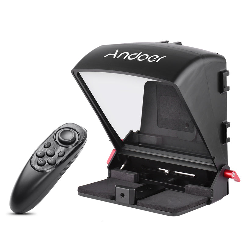 Andoer A1 Universal Teleprompter Prompter for Video Recording Live Streaming Interview Presentation