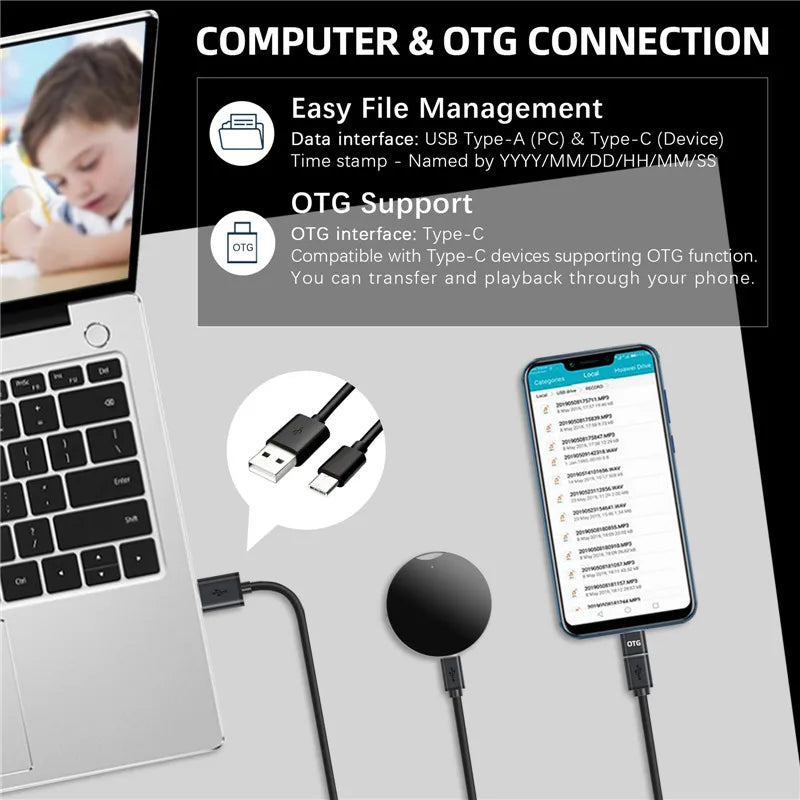 QZT Secret Small Voice Activated Recorder Sound Recording Dictaphone MP3 Player Mini Audio Recorder