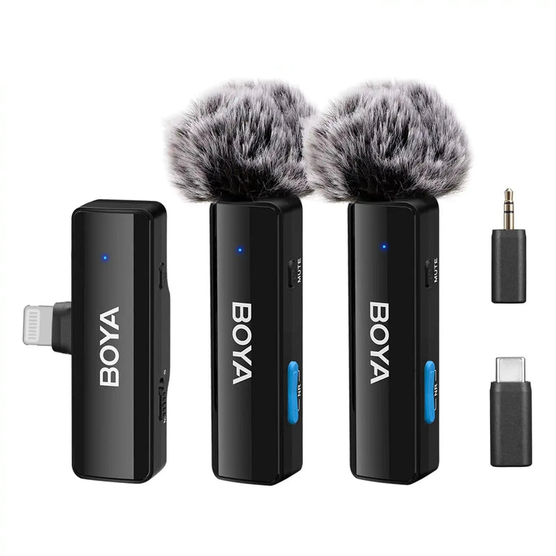 BOYA BOYALINK A Wireless Lavalier Microphone for iPhone, iPad, Android Phones and Type C DSLR Camera