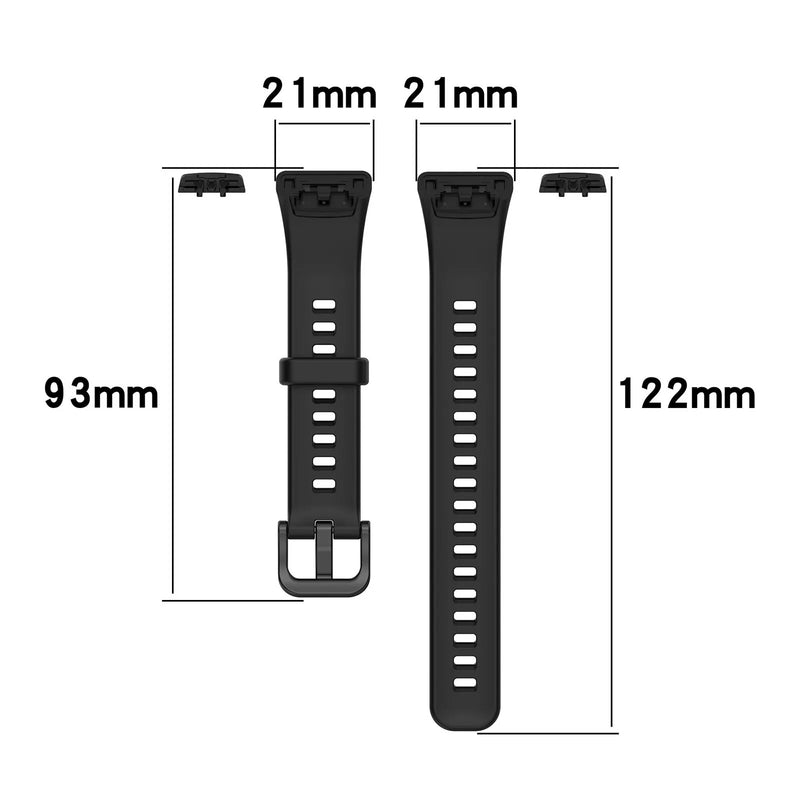 Sports Strap for Huawei Band 6 Strap Soft Silicone Watch Strap for Honor Band 6 Huawei Band 6 Pro