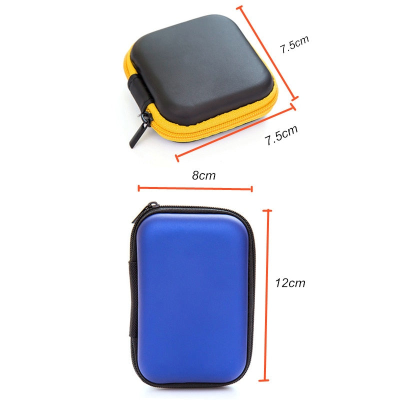 2018 Digital Storage Bag Mobile Phone Data Cable Charger Fingertips Package Zipper Bag Portable