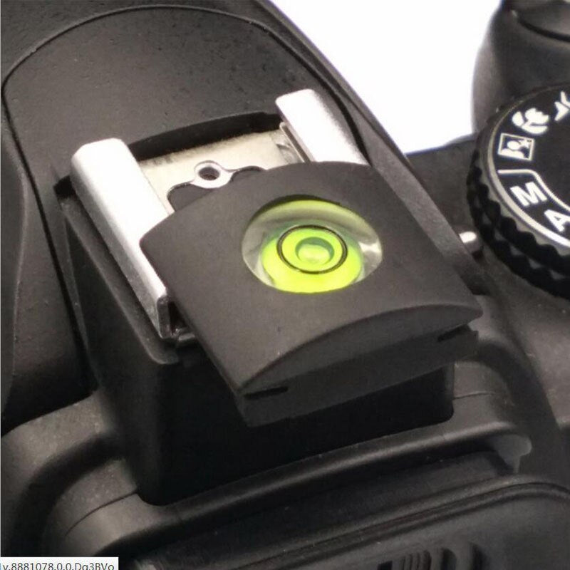 2pc Universal DSLR Cameras Bubble Spirit Level Flash Hot Shoe Cover Cap Protector Case