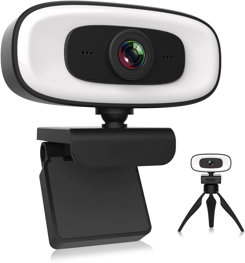 4K, 2K, 1080P Webcam Live Streaming Flexible Full HD Web Camera for Computer with Microphone