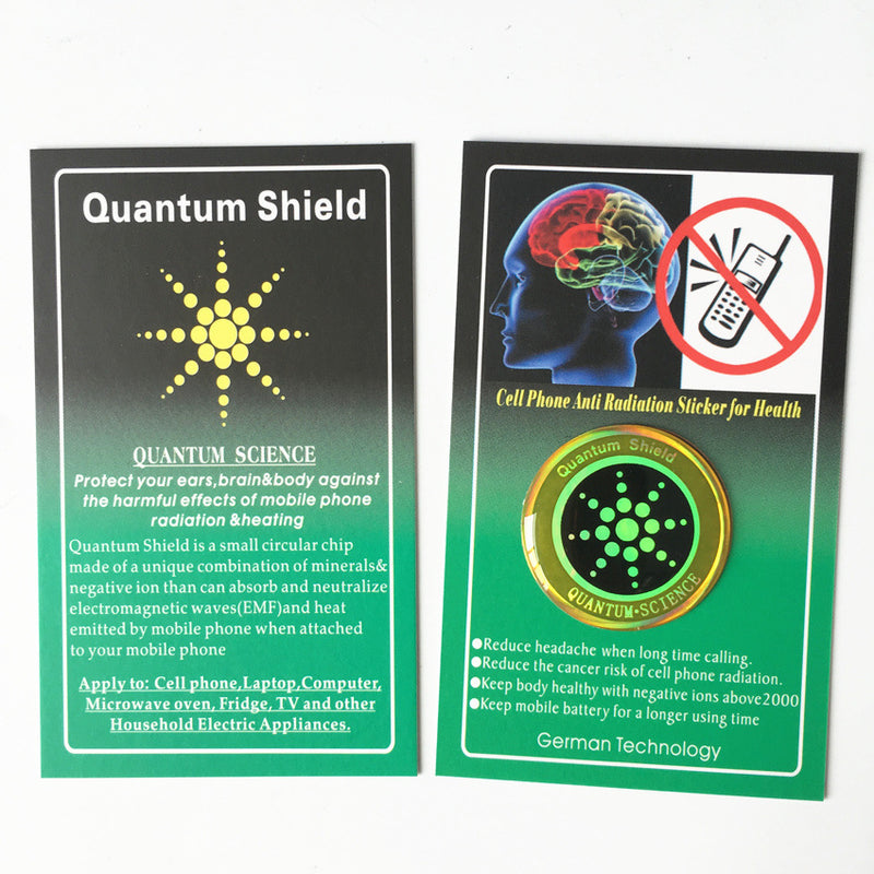 Quantum Shield Mobile Phone Sticker - Anti Radiation Protection from EMF Fusion Excel Anti-Radiation