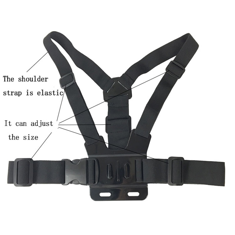 Adjustable Chest Body Harness Belt Strap Mount