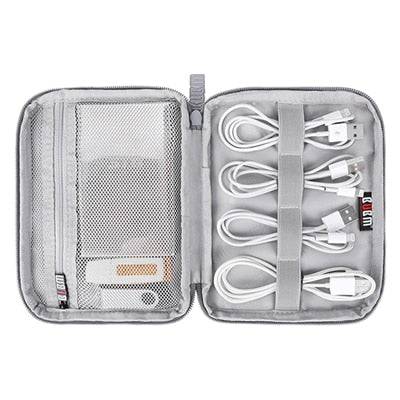 Travel Cable Cord Bag Accessories Gadget Gear Storage Cases for Various USB, Phone, Charger & Cable