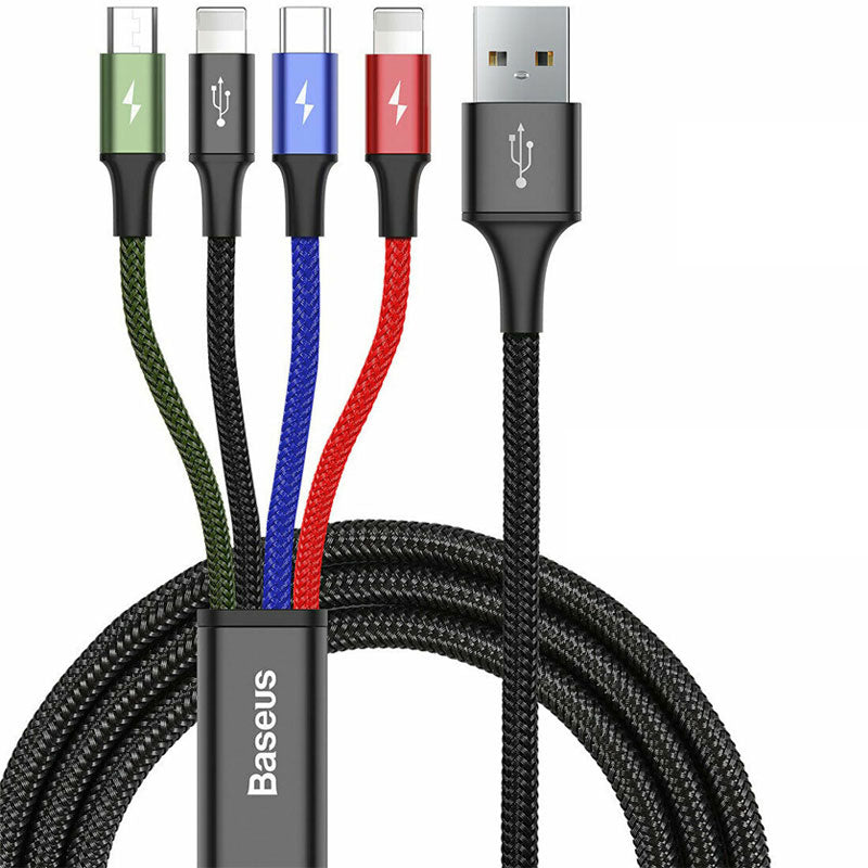 Baseus 3 in 1 USB Cable Type C Cable for Samsung, Xiaomi and iPhone