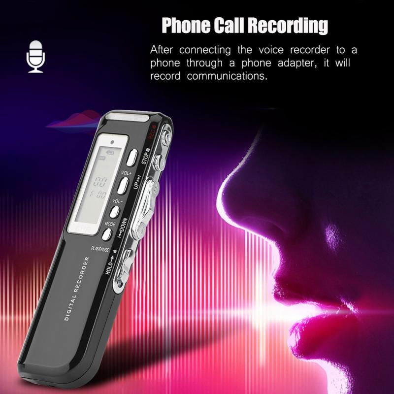 Digital Voice Recorder Pen Multi-language 8GB Memory Auto Recording Mini Audio Recorder Phone Call