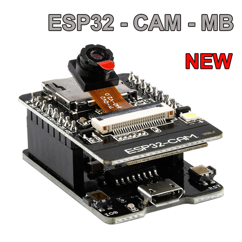 ESP32-CAM-MB MICRO USB ESP32 Serial to WiFi ESP32 CAM Development Board CH340 CH340G 5V