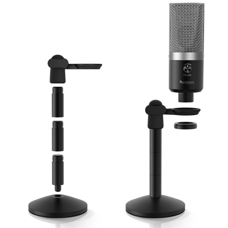 FIFINE USB Microphone for Mac laptop and Computers for Recording Streaming Twitch Voice overs