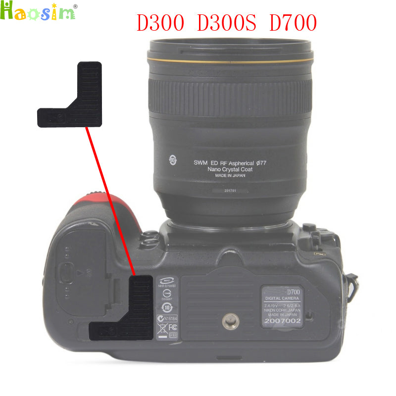 For Nikon D300 D300S D700 The Thumb Rubber Back cover Rubber DSLR Camera Replacement Unit Repair