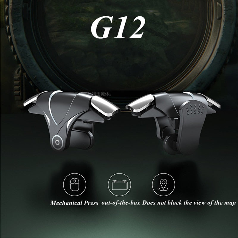G12 Phone Gaming Trigger Game PUBG Shooter Joysticks Gamepad Shooting ABS Aim Key Button L1 R1