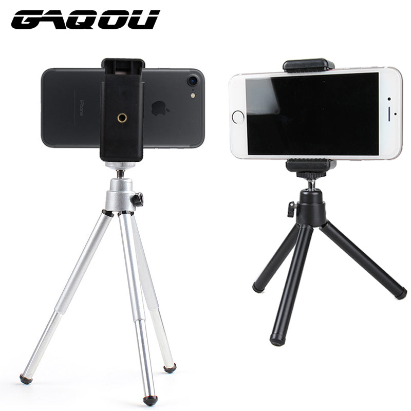 GAQOU Universal Monopod Holder Clip for Mobile Bracket For Camera Tripod Mount Holder Stand for