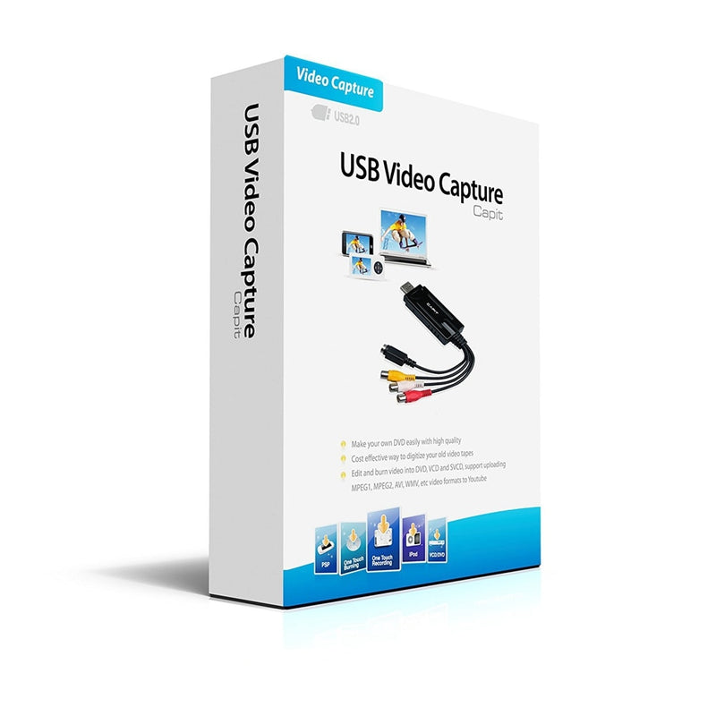 Geniatech MyGica Capit USB Video Capture Analog Video to Digital, Convert VHS Composite and