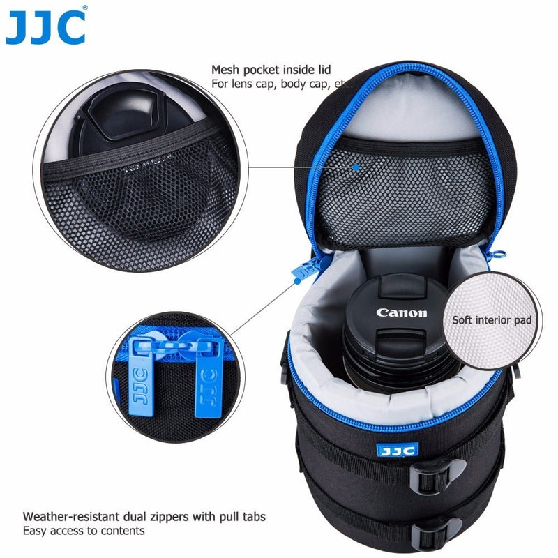 JJC Luxury Camera Lens Bag Pouch Case Photography Accessories Shoulder Bag Backpack