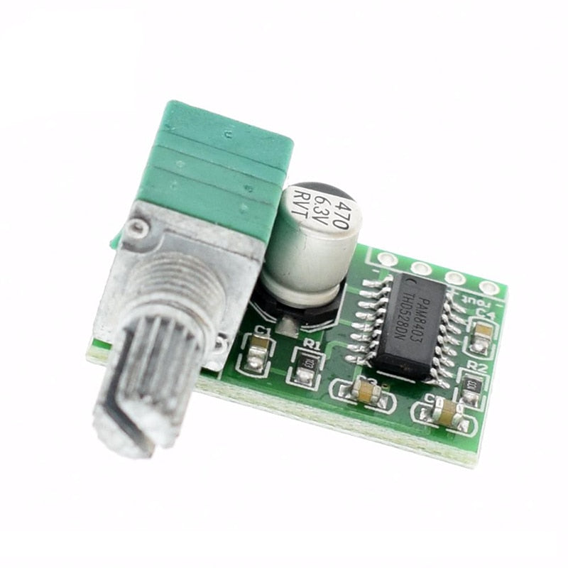 Hifivv audio power amplifier board 2.0CH 3W DC5V input