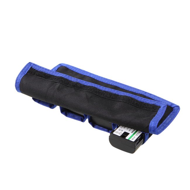 Meking Lithium Battery Storage Pockets Pouch Waterproof Nylon Bag for Canon LP-E6 LP-E8 Sony NP-FW50