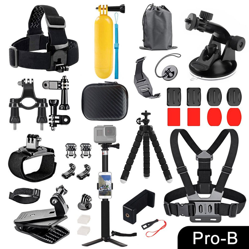 ORBMART for GoPro Accessories Set for Go Pro Hero 10 9 8 7 6 5 4 Black Mount for Yi 4k Mijia Case