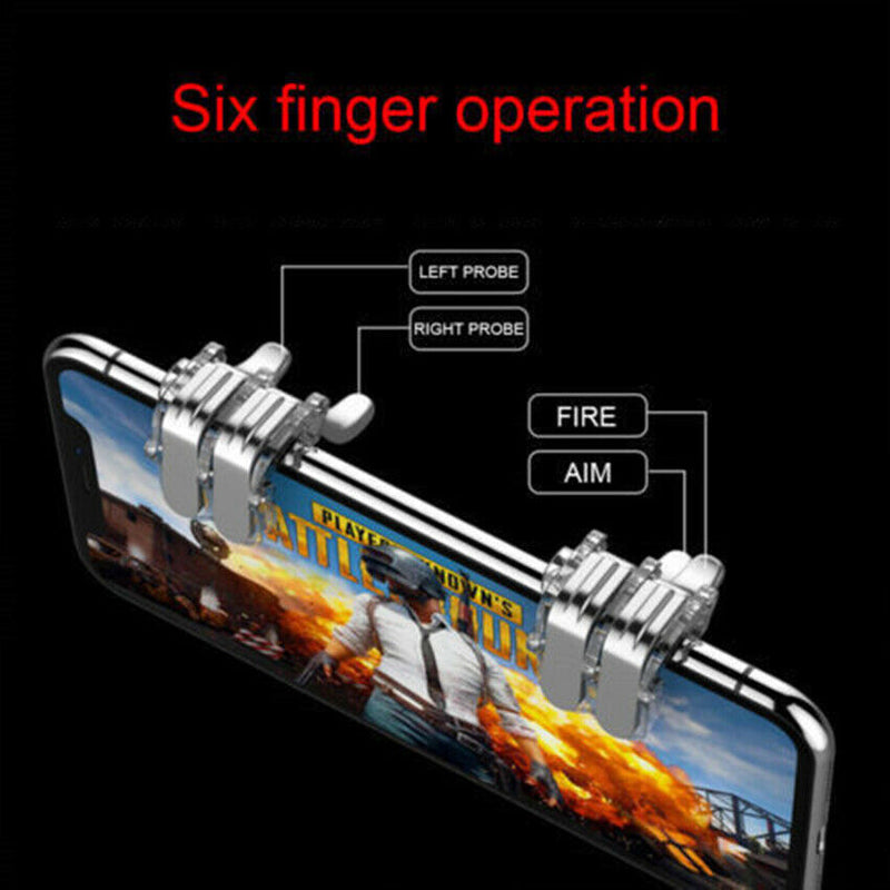 PUBG Mobile Trigger Gamepad Controller Sensitive Touch L1R1 Fire Button Shooter Grip Trigger Aim Key