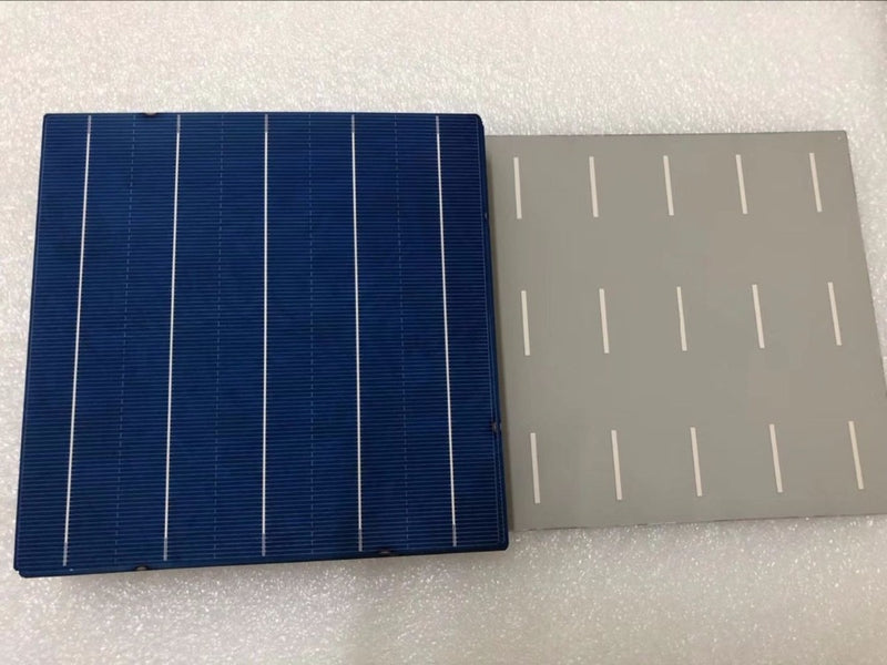 Promotion!!! 50pcs 18.8% 4.6W 156mm 5BB polycrystalline Solar cell for DIY solar panel