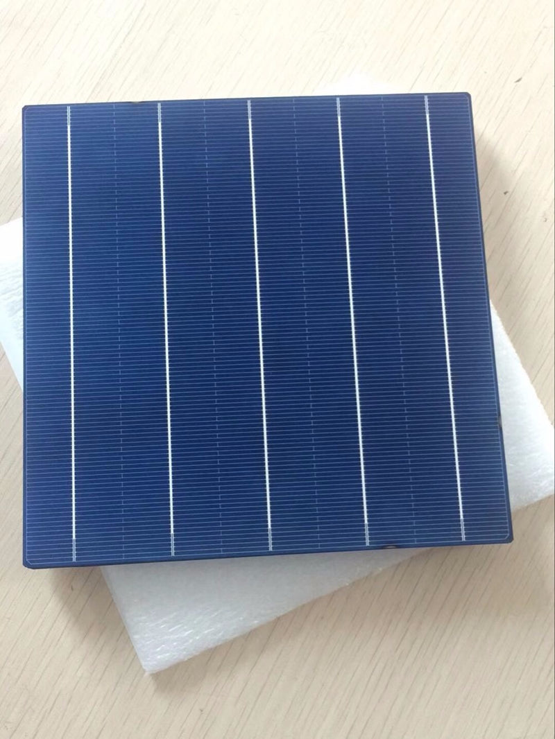 Promotion!!! 50pcs 18.8% 4.6W 156mm 5BB polycrystalline Solar cell for DIY solar panel