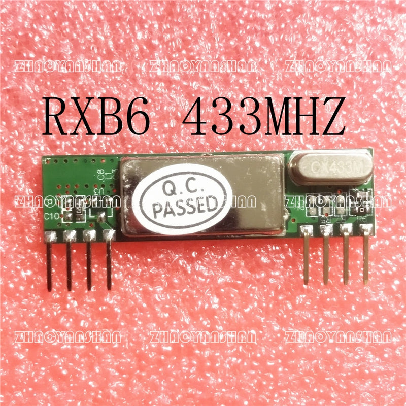 RXB6 433Mhz Superheterodyne Wireless Receiver Module 1PCS