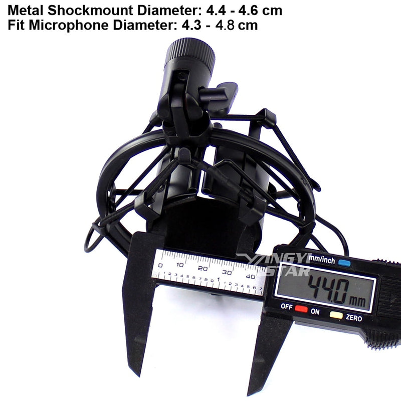 Recording Studio Microphone Stand Shock Mount For Computer Condenser Mic Holder Metal Shockmount