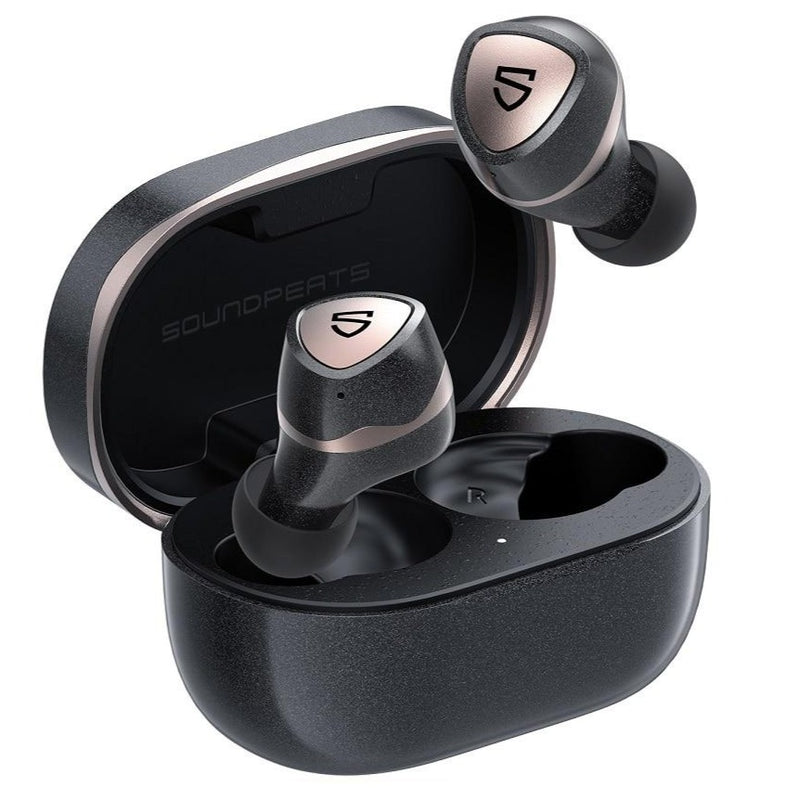 Sonic Pro Wireless Earbuds QCC 3040 APTX-adaptive Bluetooth 5.2, 4 Balanced Wireless Charging