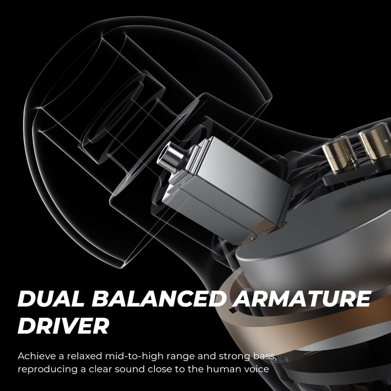 Sonic Pro Wireless Earbuds QCC 3040 APTX-adaptive Bluetooth 5.2, 4 Balanced Wireless Charging
