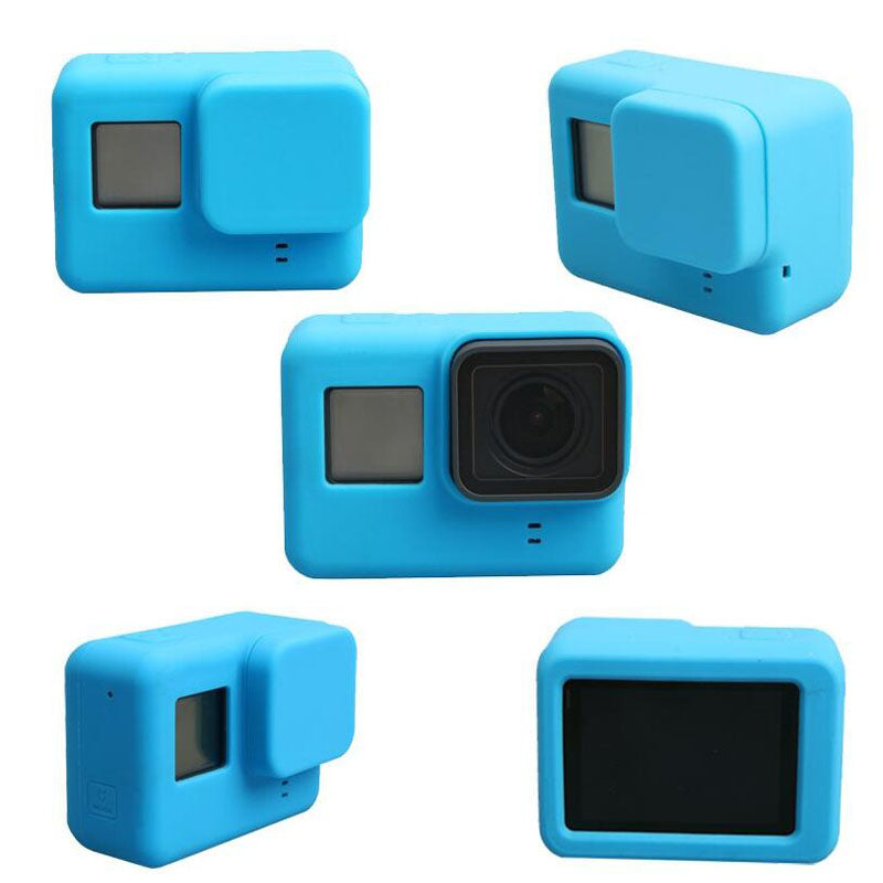 Silicone Protector Lens Cap Cover Body Protective Case Shell For GoPro Go pro Hero 5 6 Hero5 Hero6
