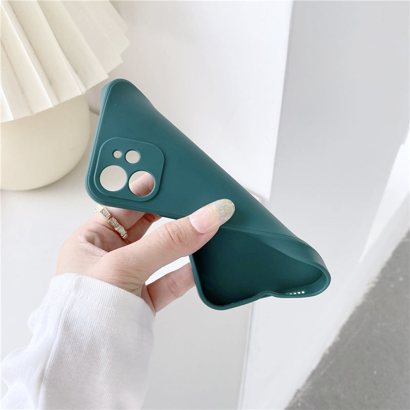 Soft Silicone Candy Colour Phone Case Mini Camera Protection XS XR 7 8 Plus SE2020 Matte Shockproof