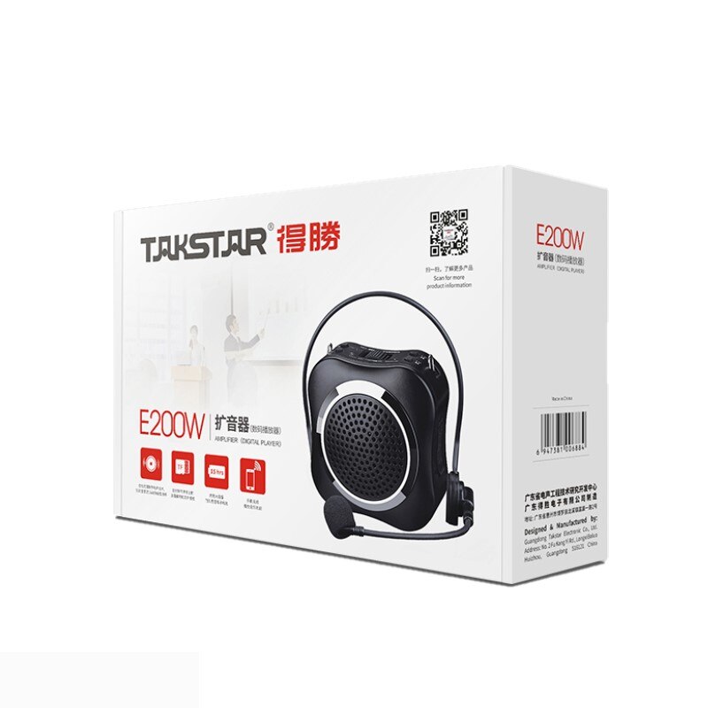 Takstar E200W Portable multimedia amplifier Bluetooth loudspeaker wireless headset outdoor guide