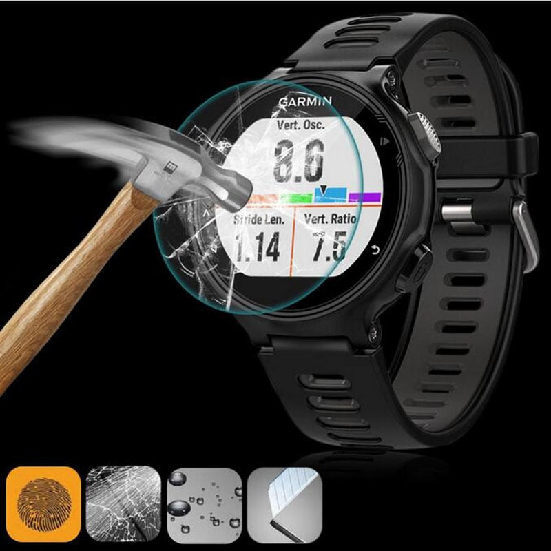 Tempered Glass Protective Film Clear Guard For Garmin Forerunner 220 225 230 235 620 630 735XT 935