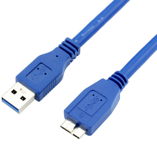 USB 3.0 A Male AM to Micro B USB 3.0 Micro B Male USB3.0 Cable 0.3m 0.6m 1m 1.5m 1.8m 3m 5m 1ft