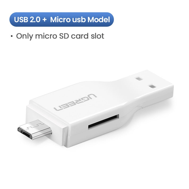 Ugreen Card Reader USB 3.0 2.0 to SD Micro SD TF Memory Card Adapter for laptop Accessories Multi