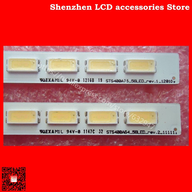 original 100% LJ64-03514A LED light strip 2012SGS40 7030L 56 REV 1.0 1 Piece 56LED 493MM 1