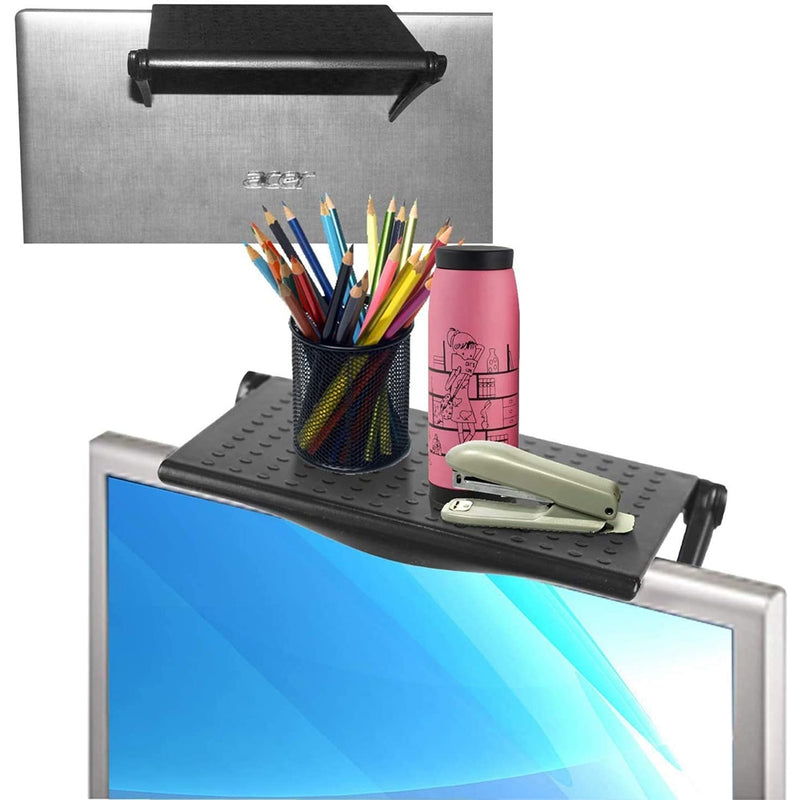 Rack TV Monitor Organiser Screen Top Storage Shelf Holder Home Storage Multi-functional Organizer