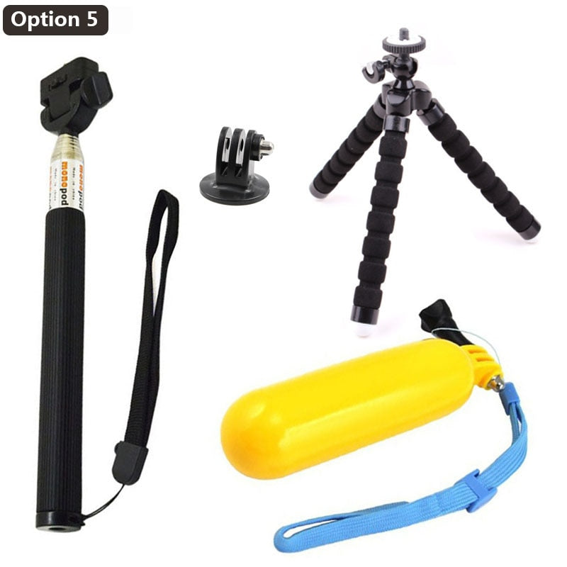 Tripod Accessories For GoPro Hero 5 Mount Floating Bobber Selfie Stick For Go Pro 4 Session SJCAM