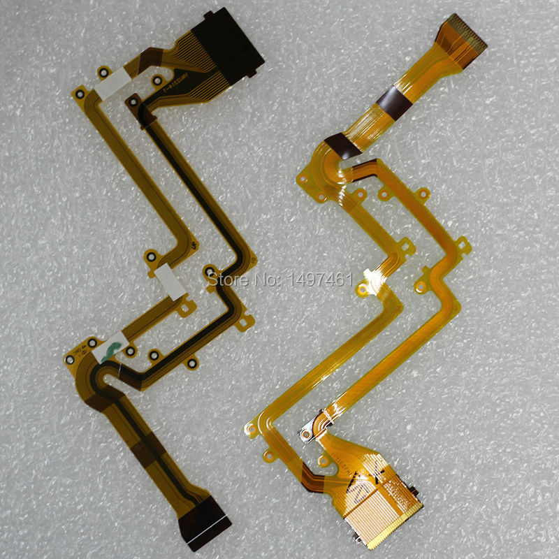 2PCS LCD hinge rotate shaft Flex Cable for Pansonic HC-V100 HC-V110 HC-V130 HC-V210 V100 V110 V130