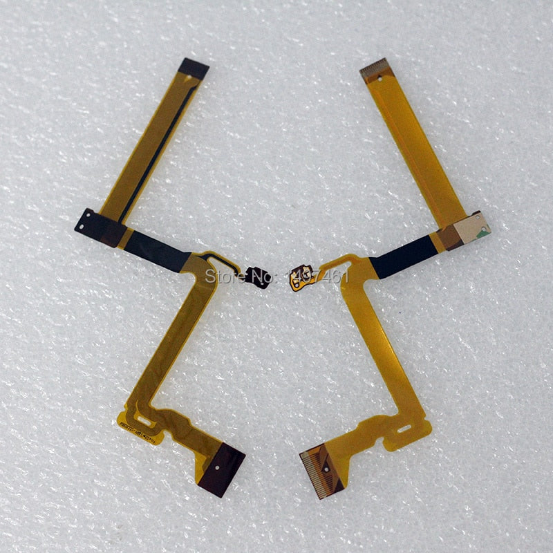 2PCS LCD hinge rotate shaft Flex Cable for Panasonic SDR-S70 SDR-H100 SDR-H101 S70 H100 H101 T55