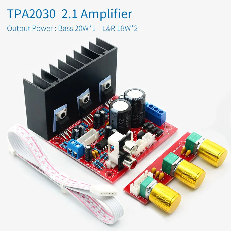 TDA2030A 2.1 Channel Power amplifier Board TDA2030 Three channels Bass Treble Speaker Amplifiers