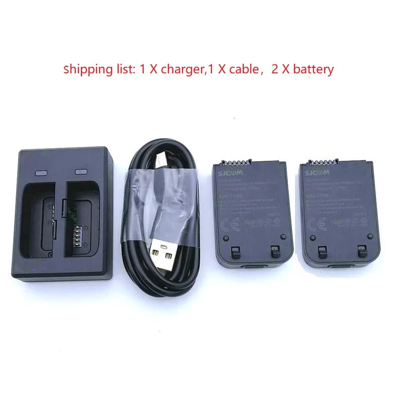 100% Original SJCAM C300 Rechargeable Li-Ion Battery & Charger for Sports Camera DV