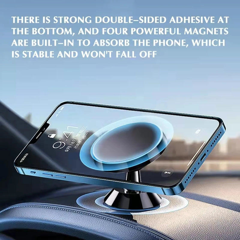 Magnetic Car Phone Holder Magnet Mount Mobile Cell Phone Stand GPS Support