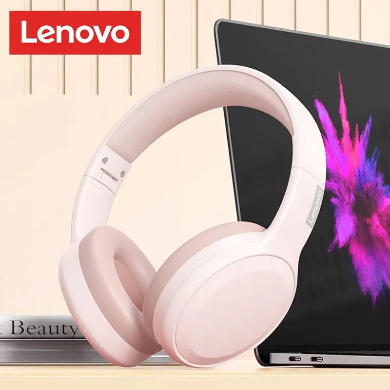 🎧 Lenovo TH30 Wireless Bluetooth 5.3 Headphones – Foldable, HiFi Sound, Built-in Mic, Gaming & Sports Ready
