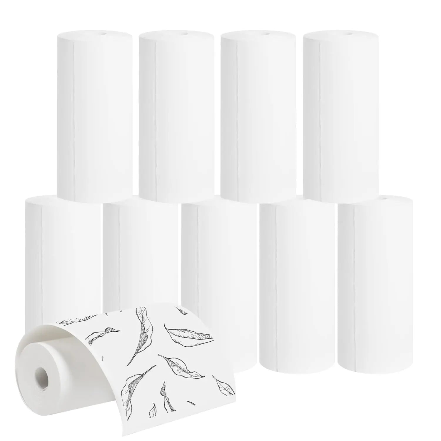 16 Rolls Self-Adhesive Thermal Printer Paper – 57x25mm for Mini Inkless Portable Printers
