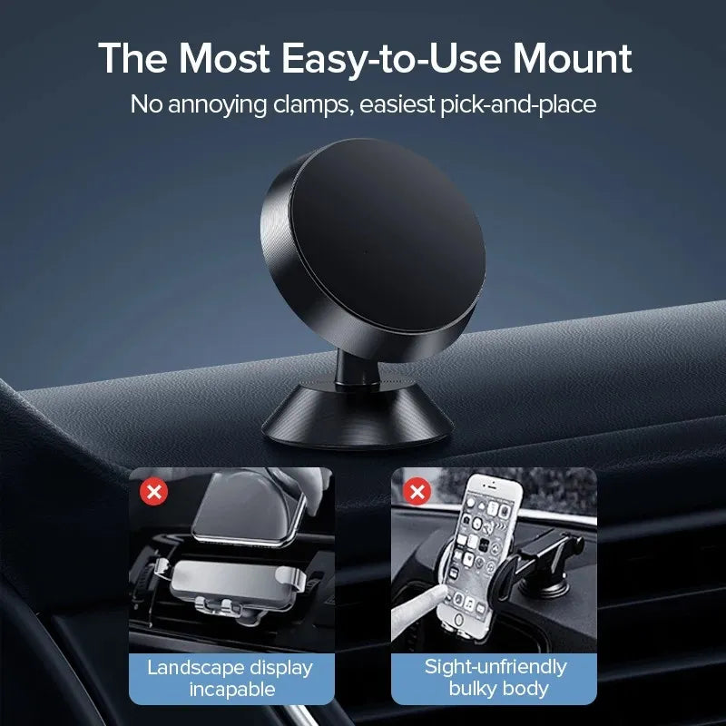 Magnetic Car Phone Holder Mobile Cell Phone Holder Stand Magnet Mount Bracket In Car